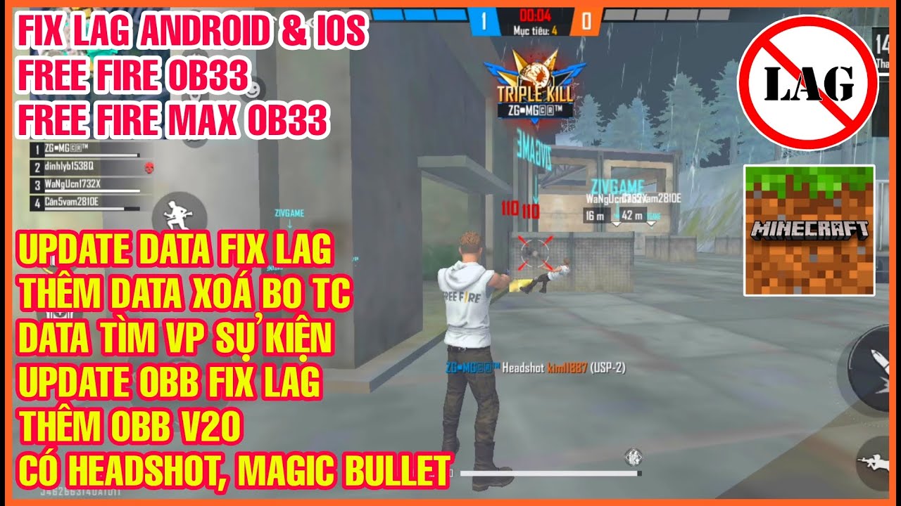 ANDROID – IOS❗ HƯỚNG DẪN FIX LAG FREE FIRE OB33 CỰC MƯỢT❗ UPDATE DATA, OBB FIX LAG❗ HEADSHOT CỰC VIP Mới Nhất