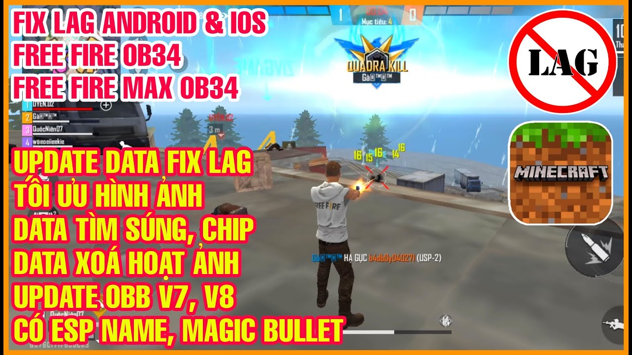 ANDROID – IOS❗ HƯỚNG DẪN FIX LAG FREE FIRE OB34 V3 VIP❗ THÊM OBB MAGIC BULLET❗ DATA TÌM SÚNG, CHIP. Mới Nhất