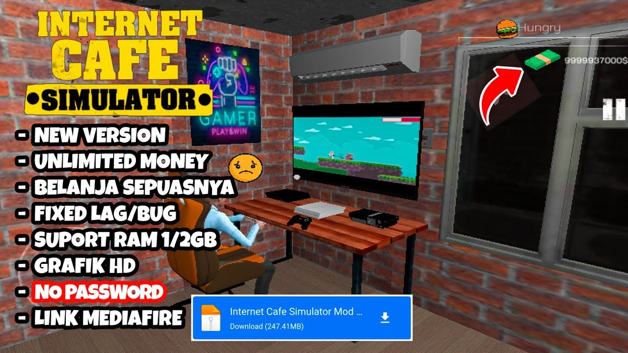 Download Internet Cafe Simulator Mod Apk Terbaru apk V.1.4 | Latest Version 4 Maret 2022 Mới Nhất