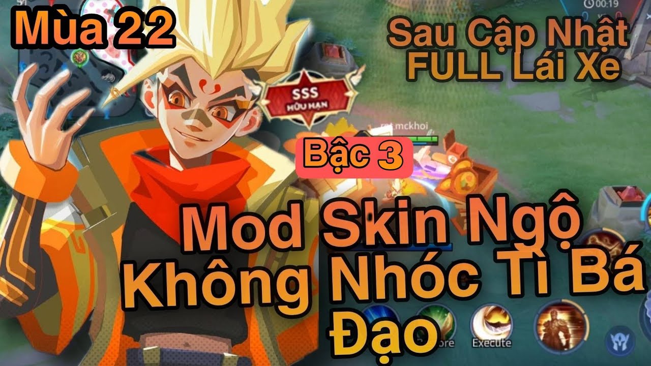 Hướng Dẫn Mod Skin Ngộ Không Nhóc Tì Bá Đạo Bậc 5 Full Hiệu Ứng-Âm Thanh Mới Nhất Sau Cập Nhật Mới Nhất