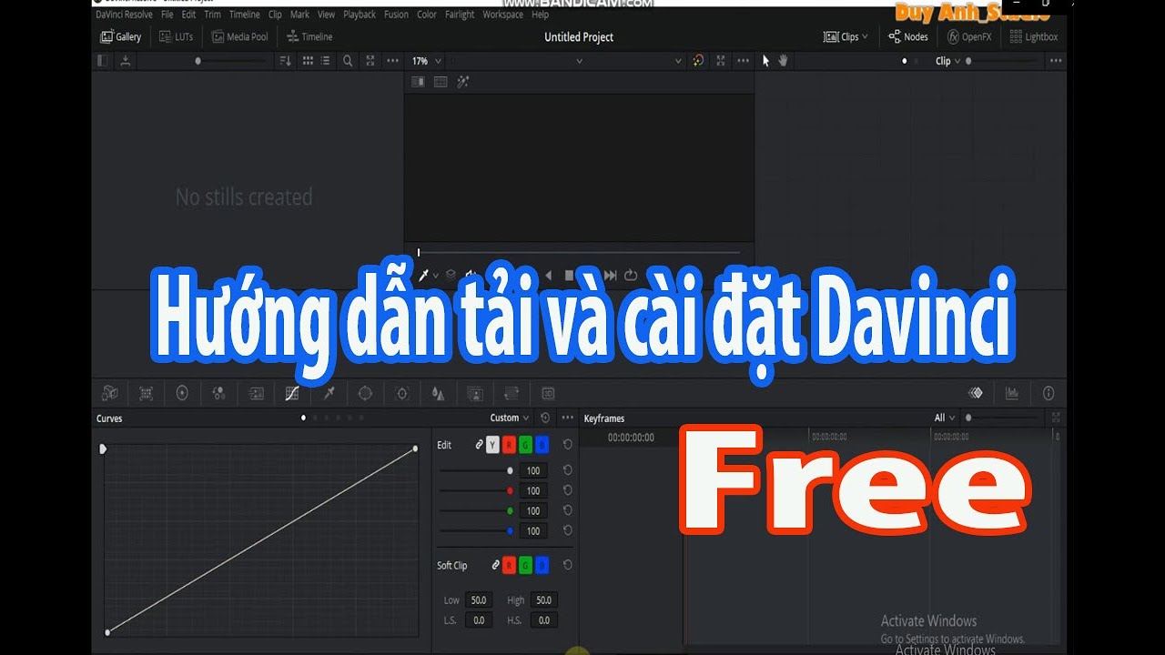 Hướng dẫn tải và cài đặt phần mềm edit video Davinci Mới Nhất