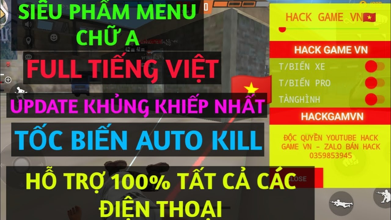 SIÊU PHẨM MOD FREE FIRE OB34 | MENU CHỮ A CHÍNH HÃNG TIẾNG VIỆT V2 | AUTO KILL TỐC BIẾN | ANTI BAND Mới Nhất